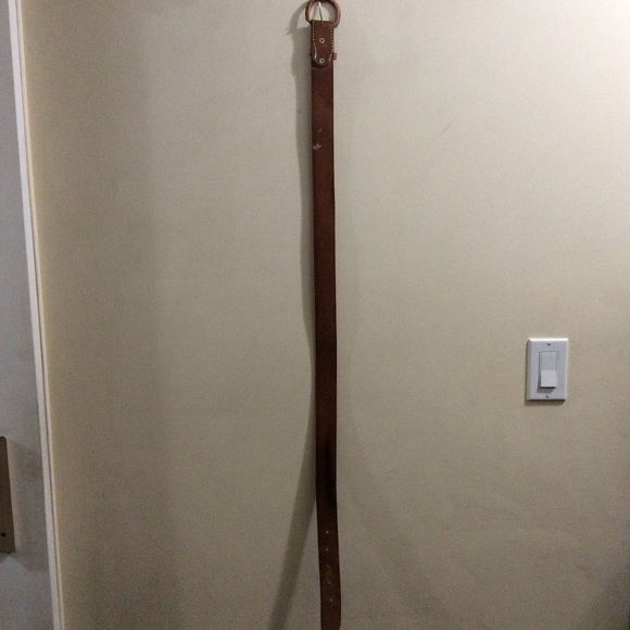 Vintage tooled leather belt with eagles - Picture 9 of 13